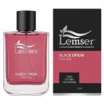 پرفیوم زنانه لمسر مدل Black Opium با رایحه گرم حجم 60 میلی‌لیتر