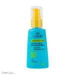 فلوئید ضد آفتاب رنگی بژ روشن صورت سینره SPF 50 مدل AQUA ‌محافظ UVA ،UVB و ++++PA مناسب برای انواع پوست حجم 50 میلی‌لیتر
