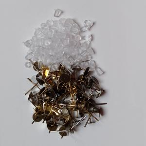پایه گوشواره میخی و پشت گوشواره  مدل گلان بسته 60 عددی
