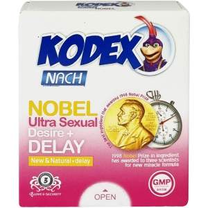 کاندوم ناچ کدکس مدل Nobel بسته 3 عددی