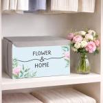 باکس لباس طرح پاستلی FLOWER & HOME کد S3