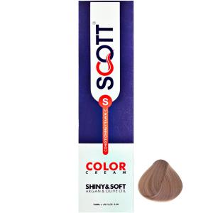 رنگ مو اسکاتس سری Walnut شماره W7 حجم 100 میلی لیتر رنگ بلوند گردویی روشن