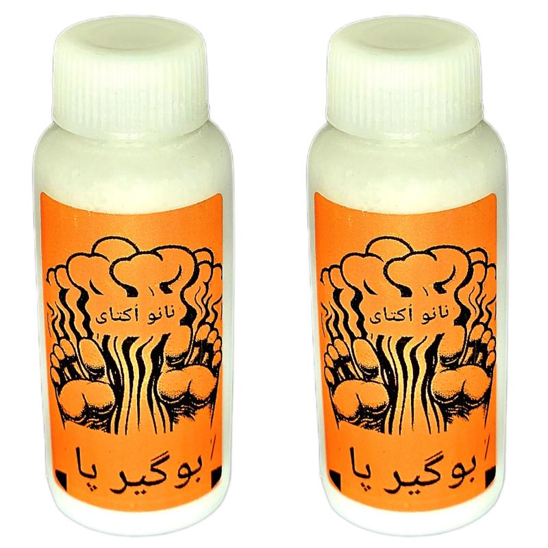 پودر بوگیر کفش نانو اکتای مدل Economic بسته 2 عددی