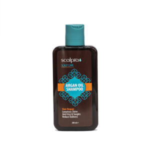 شامپو مو اسکالپیا مدل argan oil حجم 200 میلی لیتر