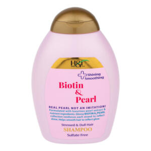 شامپو مو هرباتک مدل Biotin & Pearl مناسب برای موهای نازک و شکننده حجم 385 میلی لیتر