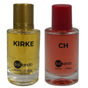 عطر جیبی مردانه بایلندو مدل سی اچ با رایحه خنک و میوه ای حجم 35 میلیلیتر به همراه عطر جیبی زنانه بایلندو مدل کریکه با رایحه خنک و میوه ای حجم 35 میلیلیتر
