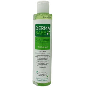 شامپو مو و بدن درماسیف مدل Acne Derm حجم 250 میلی لیتر