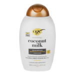 شامپو مو او جی ایکس مدل Coconut Milk مناسب برای انواع مو حجم 385 میلی لیتر