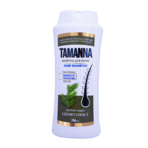 شامپو مو تمنا مدل عصاره سدر روسی مناسب برای موهای معمولی حجم 750 میلی‌لیتر