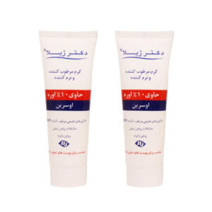 کرم مرطوب کننده دکتر ژیلا مدل اوره 10حجم 75 میلی لیتر مجموعه 2 عددی