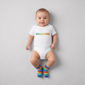 بادی آستین کوتاه نوزادی نیل کوک مدل Munchkin