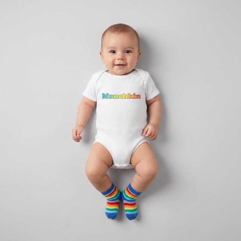 بادی آستین کوتاه نوزادی نیل کوک مدل Munchkin