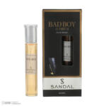 عطر جیبی مردانه صندل مدل Bad boy با رایحه خنک حجم 25 میلی‌لیتر