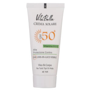 کرم ضدآفتاب بیرنگ ویتابلا +SPF50 مدل 001 مناسب انواع پوست، حجم 40 میلیلیتر
