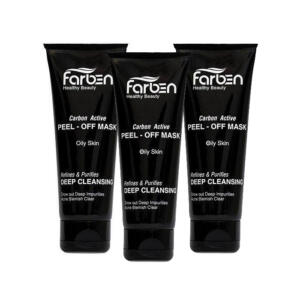 ماسک زغال فاربن مدل Peel-Off حجم 150 میلی لیتر بسته سه عددی