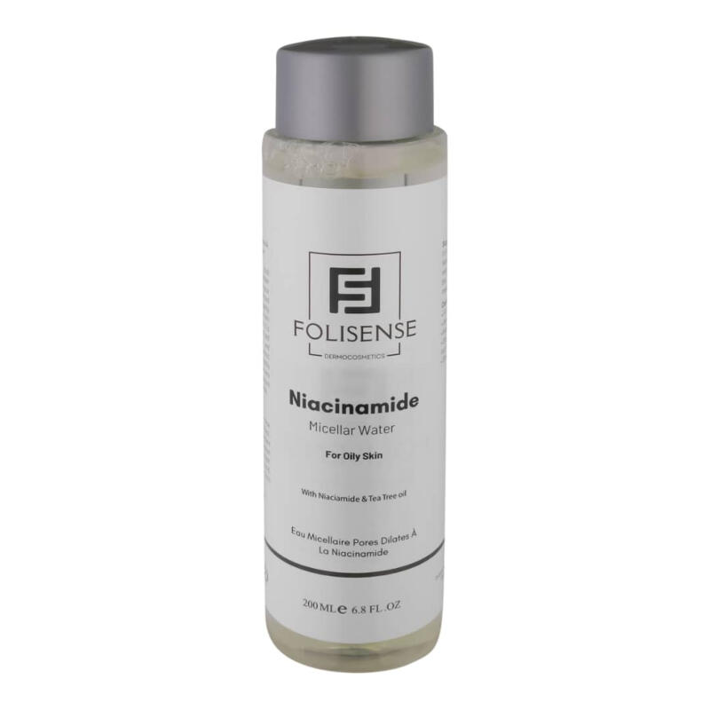 میسلار واتر فولیسنس مدل niacinamide مناسب برای پوست چرب حجم 200 میلی‌لیتر