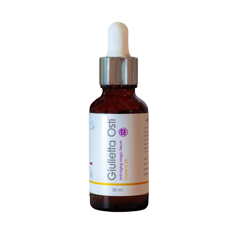 سرم روشن کننده و ضدلک پوست جولیتا اُستی مدل VIT-C مناسب برای انواع پوست ها حجم 30 میلی لیتر