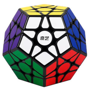 مکعب روبیک چی ای مدل مگامینکس کای وای کایهنگ دبلیو 3×3 QY Megaminx QiHeng Black W