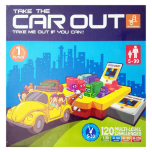بازی فکری کار اوت مدل car out مناسب سنین 5 تا 99 سال با 120 مرحله از مبتدی تا پیشرفته، افزایش تمرکز، تقویت حافظه، مهارت حل مساله و مدیریت زمان، بازی تک نفره و کارتمحور