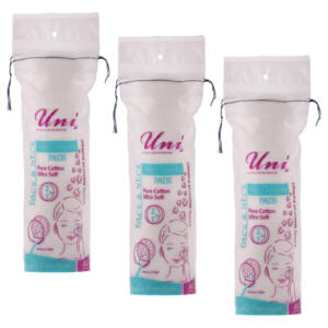 پد پاک کننده آرایش یونی لد مدل Ultra Soft سه بسته 80 عددی