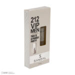عطر جیبی مردانه صندل مدل 212vip با رایحه تند و خنک حجم 25 میلی‌لیتر