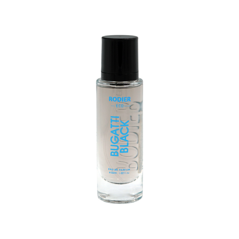 عطر جیبی مردانه رودیر مدل BUGATTI BLACK حجم 30 میلی لیتر