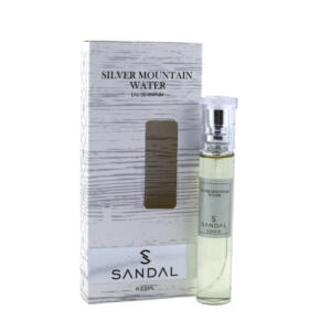 عطر جیبی مردانه صندل مدل Silver Mountain Water حجم 25 میلی‌لیتر