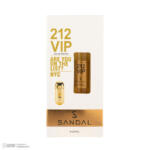 عطر جیبی زنانه صندل مدل 212 VIP WOMEN با رایحه شیرین و گرم حجم 25 میلی‌لیتر
