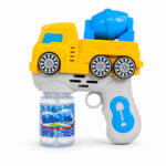 حباب ساز مدل تفنگی چراغدار طرح کامیون میکسر کد BUBBLE GUN TRUCK TRB