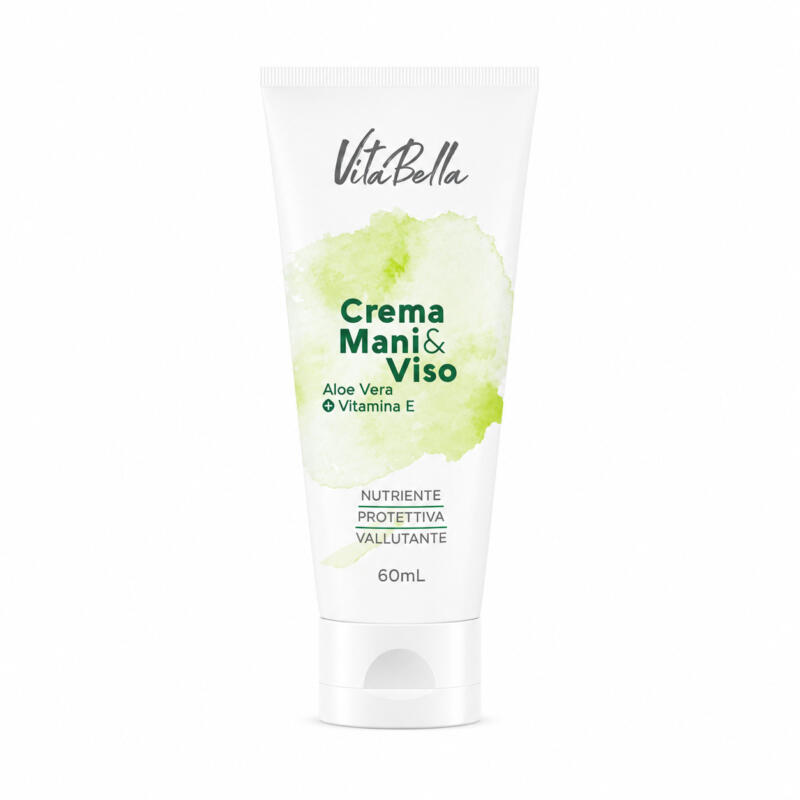 کرم مرطوبکننده صورت، دست ویتابلا مدل Aloe vera مناسب برای پوست معمولی حجم 60 میلیلیتر