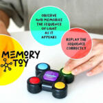 بازی فکری تقویت حافظه مموری گیم سمید مدل Memory Game با قابلیت چندنفره 1 تا 7 نفر، مناسب تمام رده‌های سنی، دارای مراحل چالش‌برانگیز و ابعاد جمع‌وجور قابل حمل
