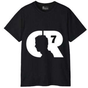 تی‌شرت آستین کوتاه مردانه پاد آفرین مدل فوتبالی رونالدو کد CR7 424