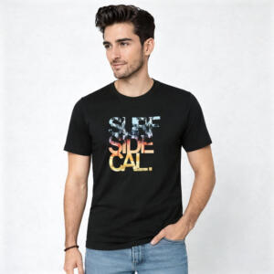 تی شرت آستین کوتاه مردانه موها فیتنس مدل 2623-SURF SIDE CAL