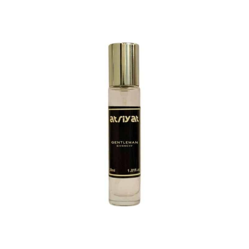 عطر جیبی مردانه عطریات مدل جیوانچی جنتلمن با رایحه گرم حجم 30 میلیلیتر