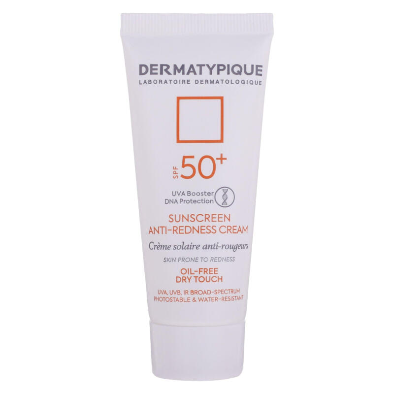 کرم ضد آفتاب بدون رنگ درماتیپیک SPF50 مدل Anti_redness ‌محافط UVB, UVA مناسب انواع پوست حجم 40 میلی‌لیتر