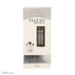عطر جیبی مردانه صندل مدل LEGEND SPIRIT با رایحه شیرین و تند حجم 25 میلی‌لیتر