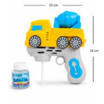 حباب ساز مدل تفنگی چراغدار طرح کامیون میکسر کد BUBBLE GUN TRUCK TRB