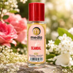 عطر جیبی زنانه مدیا مدل Scandal با رایحه شیرین و گلی حجم 35 میلی‌لیتر