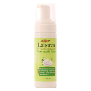 فوم شستشوی صورت لابورن مدل Tea tree حجم 150 میلی لیتر
