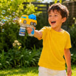 حباب ساز مدل تفنگی چراغدار طرح کامیون میکسر کد BUBBLE GUN TRUCK TRB