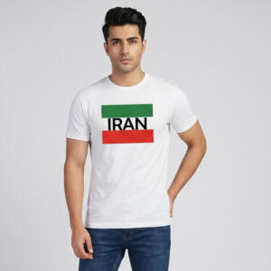 تیشرت الینور طرح پرچم ایران کد ELTM407