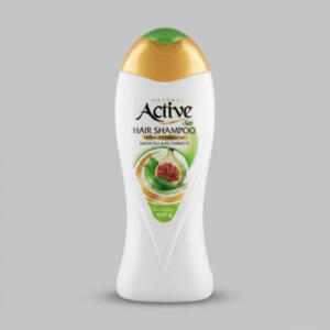 شامپو مو اکتیو مدل Fig Extract حجم 400 میلیلیتر، حاوی عصاره انجیر، مناسب موهای چرب و نازک، تنظیم غدد چربی، جلوگیری از ریزش مو، رفع التهاب و خارش پوست سر، براقکننده و حجیمکننده مو