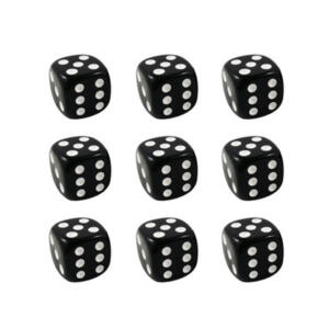 تاس بازی مدل دیجیاهی مدل Dice15 مجموعه 9 عددی