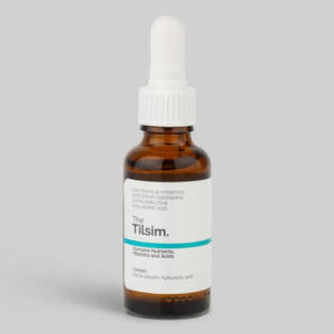 سرم روشنکننده و آبرسان پوست تیلسیم مدل Hyaluronic Acid & Alpha-arbutin مناسب برای انواع پوست حجم 30 میلیلیتر