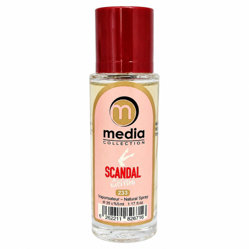 عطر جیبی زنانه مدیا مدل Scandal با رایحه شیرین و گلی حجم 35 میلی‌لیتر