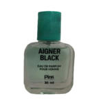 عطر جیبی پینک ویژوآل مدل AIGNER BLACK با رایحه تلخ حجم 30 میلی‌لیتر