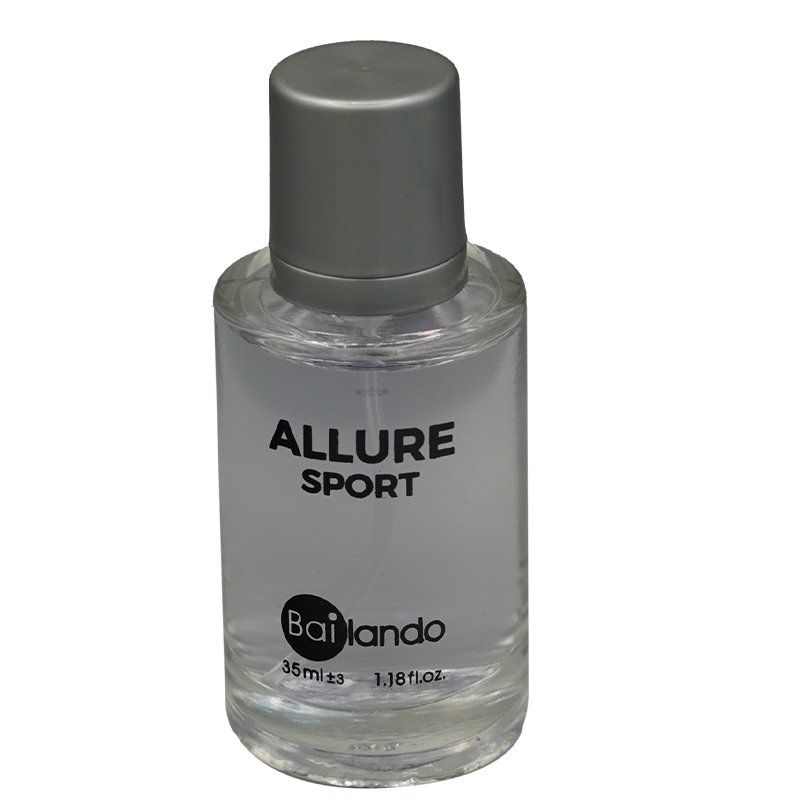 عطر جیبی مردانه بایلندو مدل آلور اسپورت ALLURE SPORT با رایحه شیرین حجم 35 میلی‌لیتر