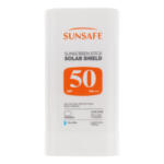 استیک ضد آفتاب بی‌رنگ صورت و بدن سان سیف SPF 50 مدل Solar Shield ‌محافظ در برابر اشعه UVA و UVB مناسب برای پوست خشک حجم 19 میلی‌لیتر