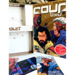 بازی فکری بردگیم کارتی Coup Plus مناسب 2 تا 10 نفر با تاکتیک بلوف‌زنی، درجه سختی متوسط، نسخه اصلی با توسعه‌دهنده اصلاحات، شخصیت آنارشیست و بازرس، مدت بازی کمتر از 1 ساعت