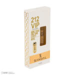 عطر جیبی زنانه صندل مدل 212 VIP WOMEN با رایحه شیرین و گرم حجم 25 میلی‌لیتر